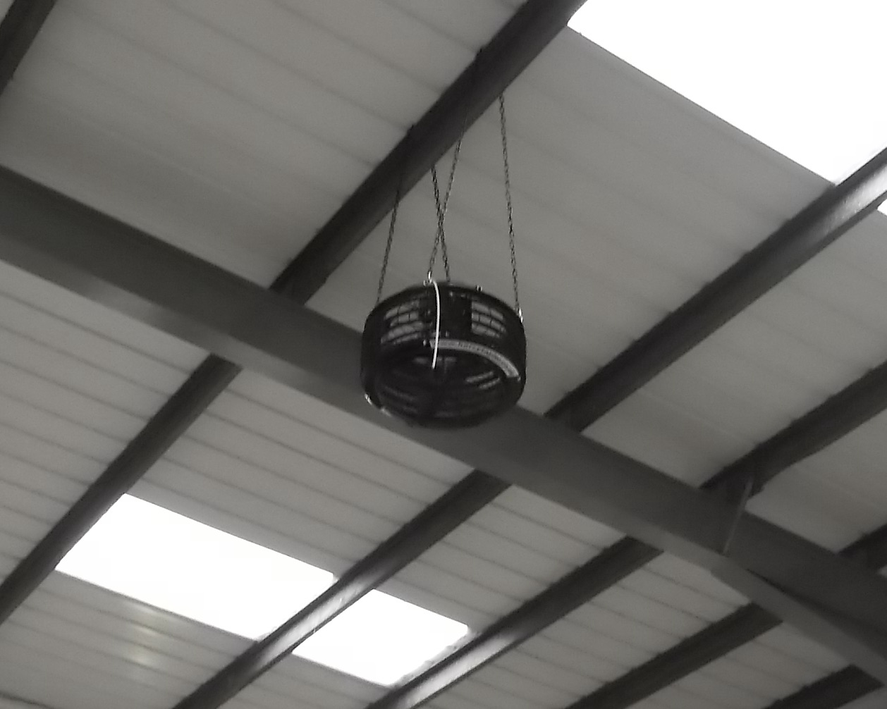 Fan mounted in a Factory